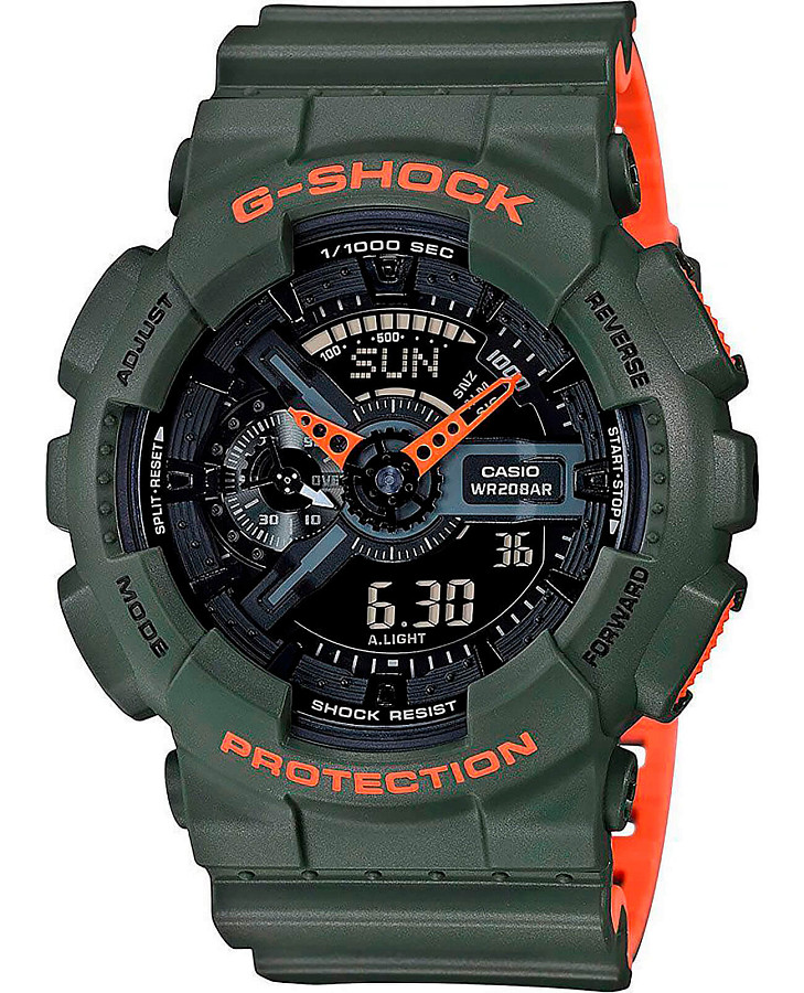 Часы Casio G-Shock GA-110LN-3A — мужские, черный