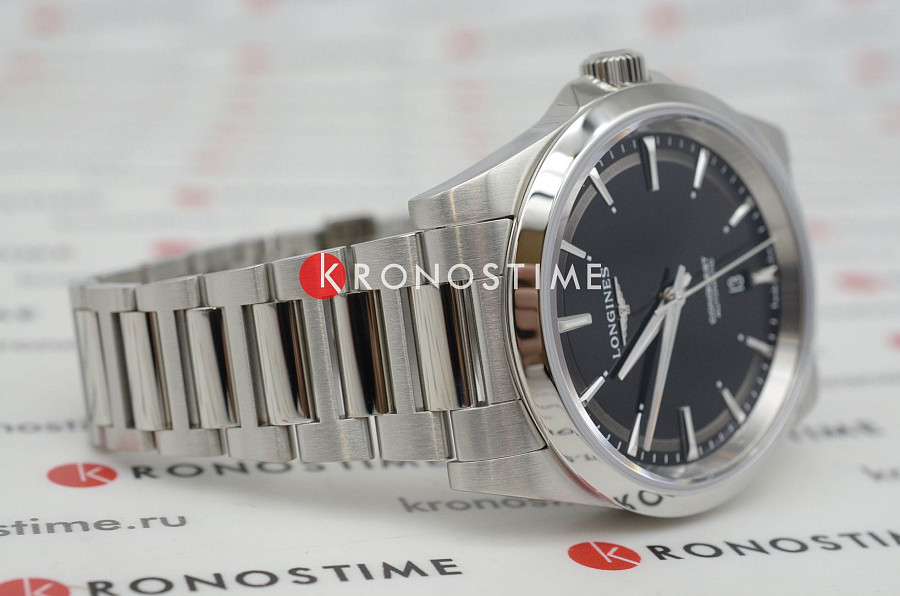 Часы Longines Conquest L3.830.4.52.6 — Швейцария, механические