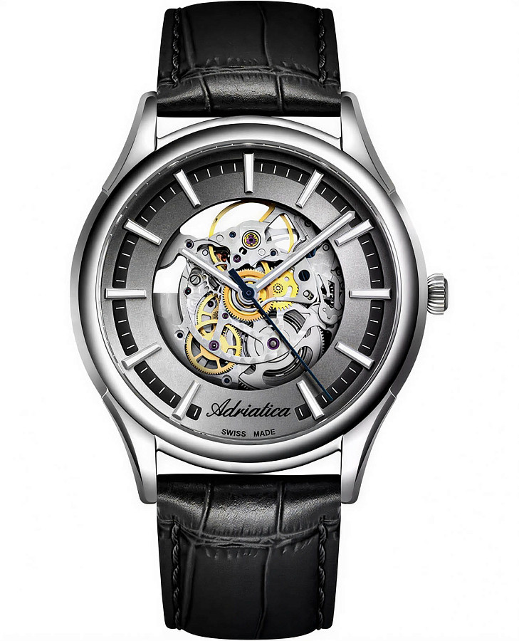 Часы Adriatica A8328.5217SA — мужские, серебристый