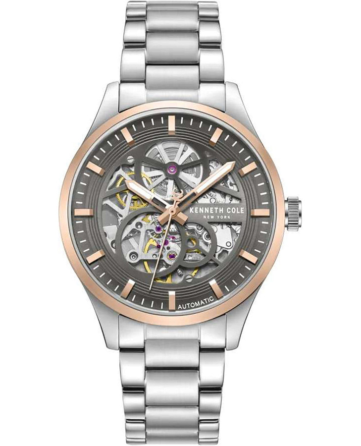 Часы Kenneth Cole Automatic KCWGY0080702 — мужские, серый
