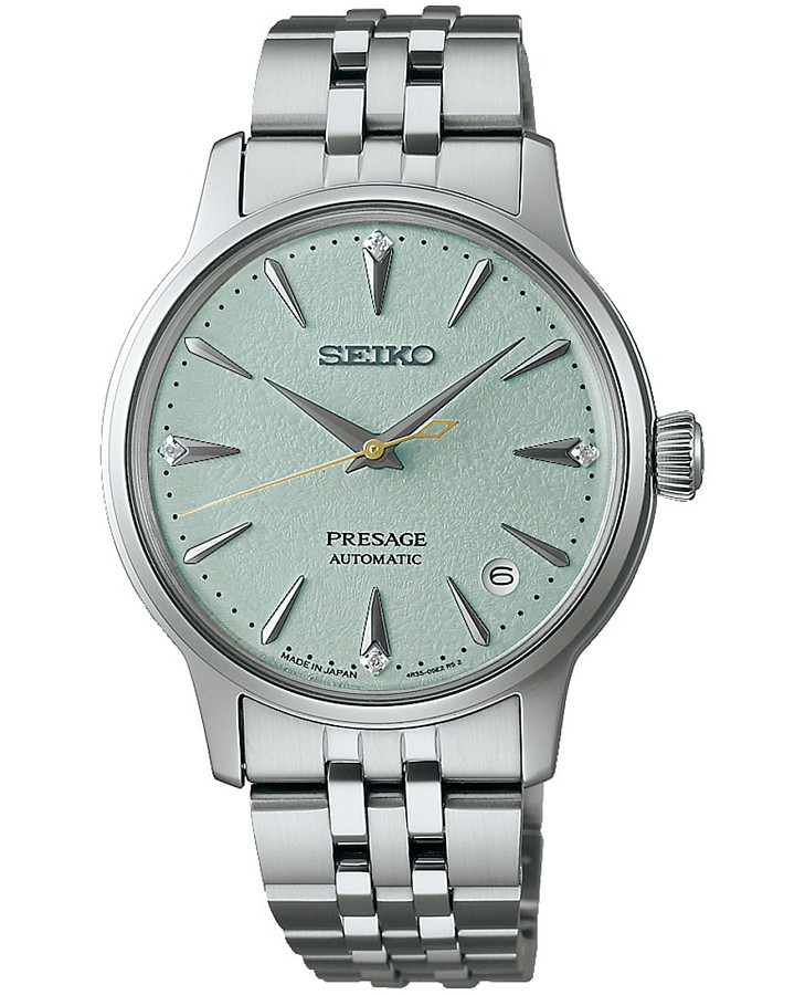 Часы Seiko Presage Cocktail Time SRPL63J1 — женские, зеленый
