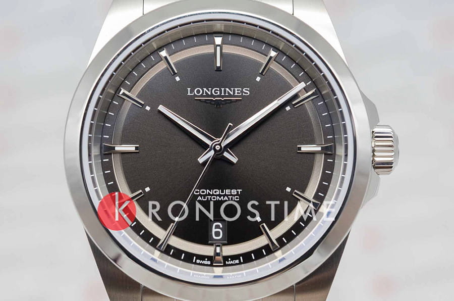 Часы Longines Conquest L3.720.4.52.6 — сталь металл, Швейцария