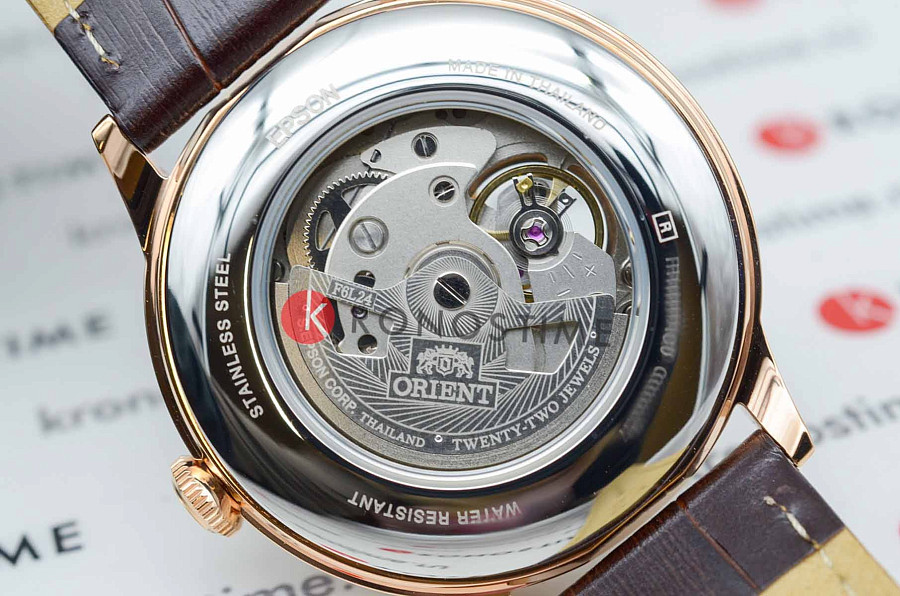 Часы Orient Sun & Moon RA-AS0102S (RN-AS0102S) — мужские, кожаный