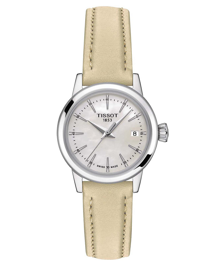 Часы Tissot Classic Dream Lady T129.210.16.111.00 — женские, серебристый