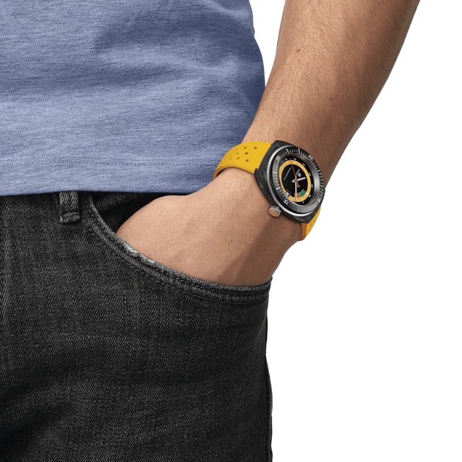 Часы Tissot Sideral S Powermatic 80 T145.407.97.057.00 — механические, сталь карбон металл