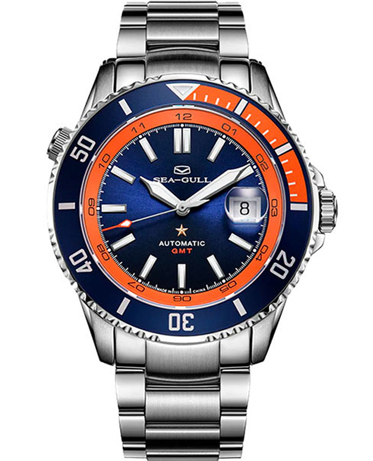 Часы Seagull Ocean Star 816.32.6155 — мужские, синий