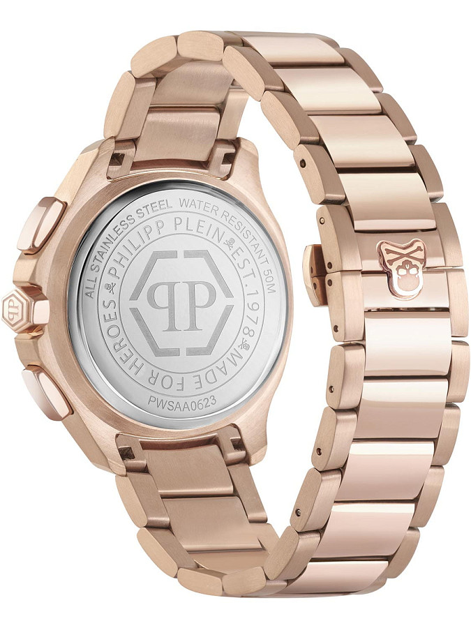 Часы Philipp Plein Plein Philipp PWSAA0623 — нержавеющая сталь с ip-покрытием, мужские