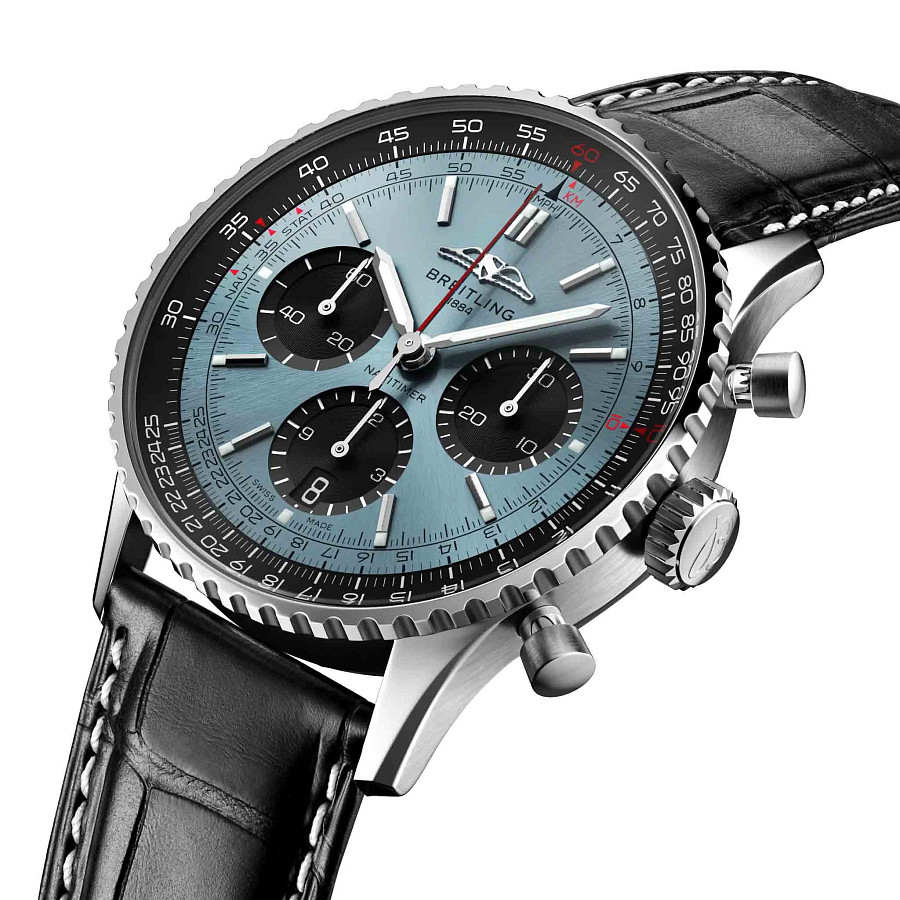 Часы Breitling Navitimer B01 Chronograph 41 AB0139241C2P1 — механические, металл сталь
