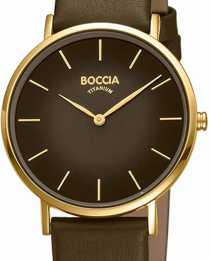 Часы Boccia Titanium Circle-Oval 3273-13 — титан, Германия