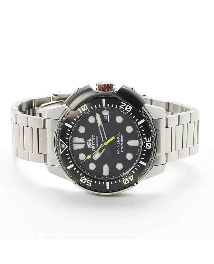 Часы Orient M-Force RA-AC0L01B (RN-AC0L01B) — серый, металл сталь