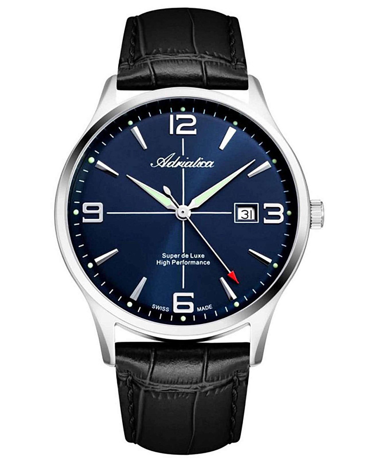Часы Adriatica Vintage A8331.5255Q — мужские, синий