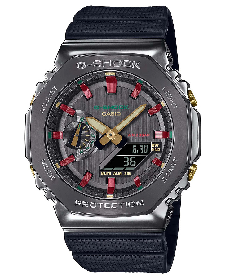 Часы Casio G-Shock GM-2100CH-1A — мужские, черный
