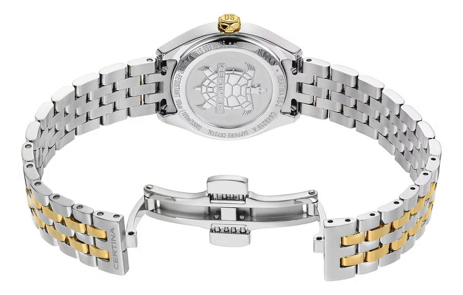 Часы Certina DS-2 Lady C049.210.22.116.00 — нержавеющая сталь с pvd-покрытием, женские