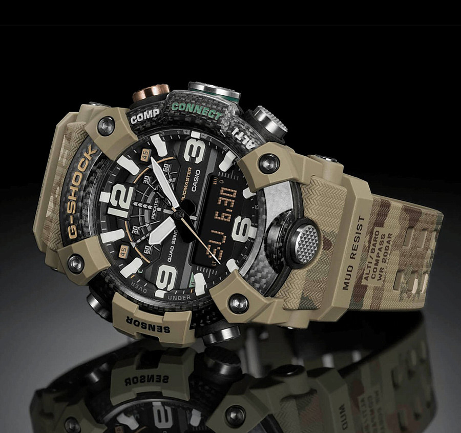 Часы Casio British Army x G-Shock GG-B100BA-1A — артикул GG-B100BA-1A, мужские