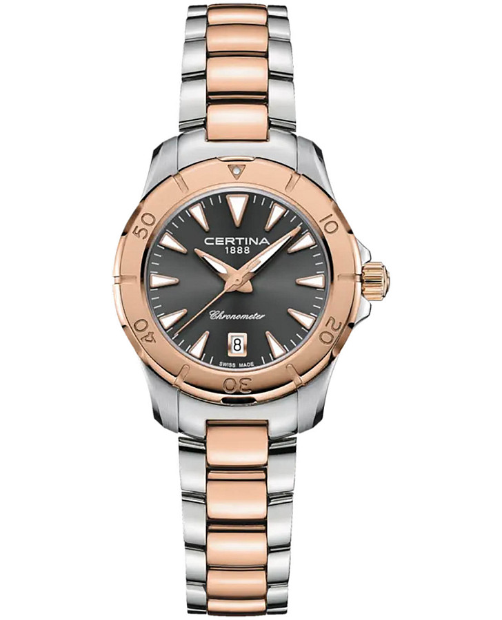 Часы Certina DS Action Lady C032.951.22.081.00 — женские, серый