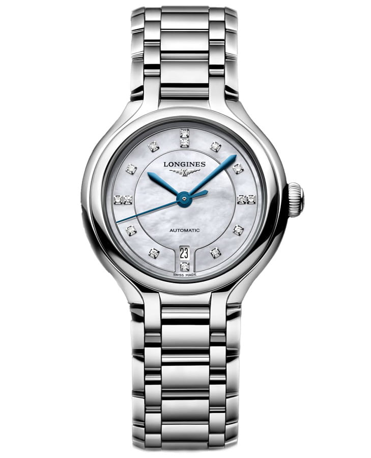 Часы Longines PrimaLuna L8.123.4.87.6 — женские, перламутровый