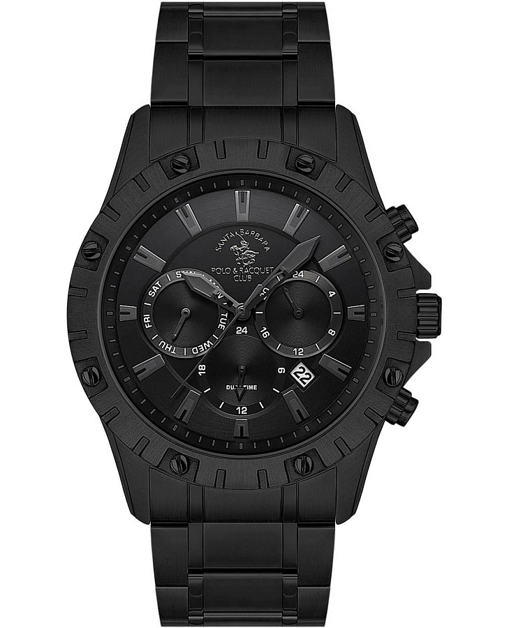 Часы Santa Barbara Polo & Racquet Club Legend SB.1.10545-4 — мужские, черный