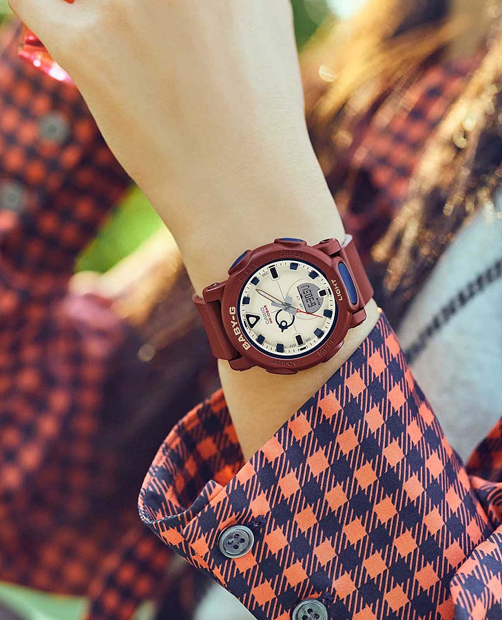 Часы Casio Baby-G BGA-310RP-4ADR (BGA-310RP-4A) — кварцевые, пластик