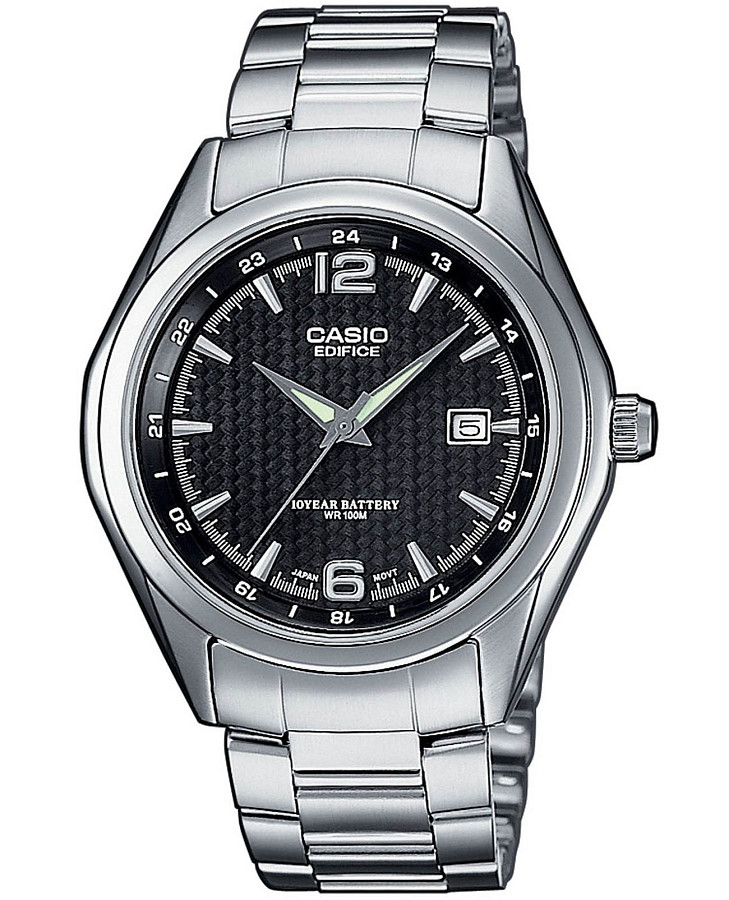 Часы Casio Edifice EF-121D-1A — мужские, черный