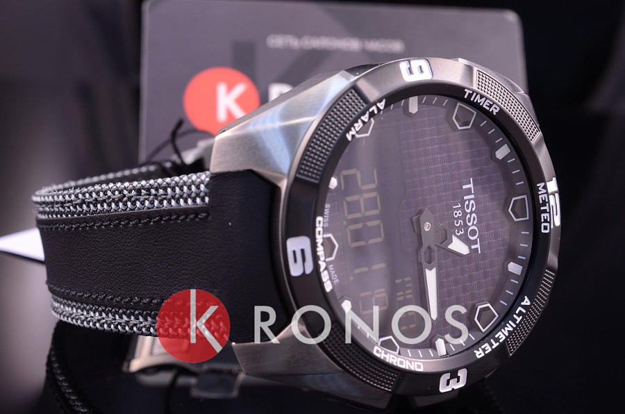 Часы Tissot T-Touch Expert Solar T091.420.46.051.01 — черный, титан металл