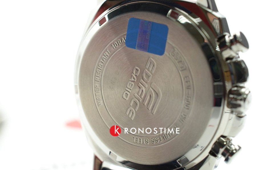 Часы Casio Edifice EFV-600L-2A — мужские, синий