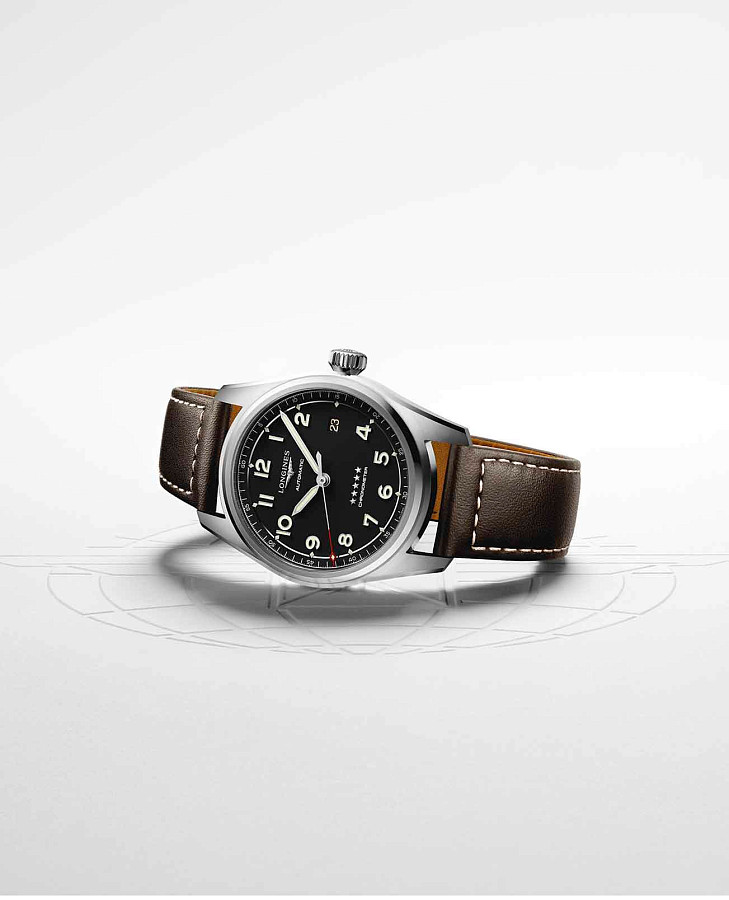 Часы Longines Spirit L3.810.4.53.0 — механические, Швейцария, мужские