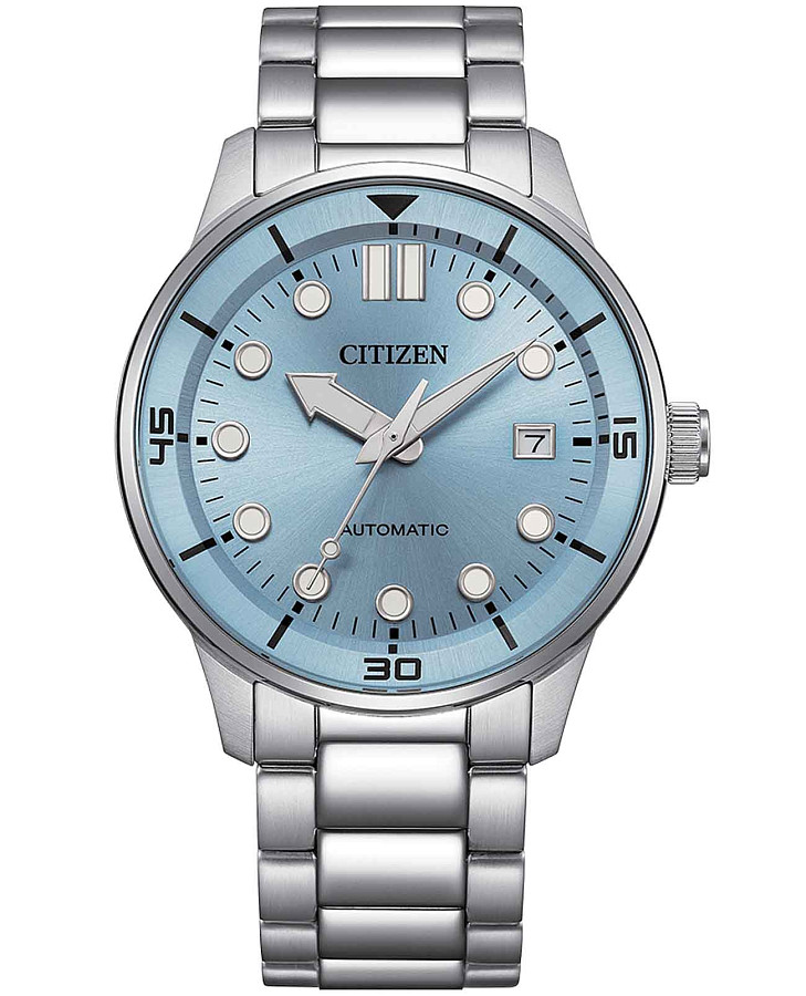 Часы Citizen Automatic NJ0191-83L — мужские, голубой