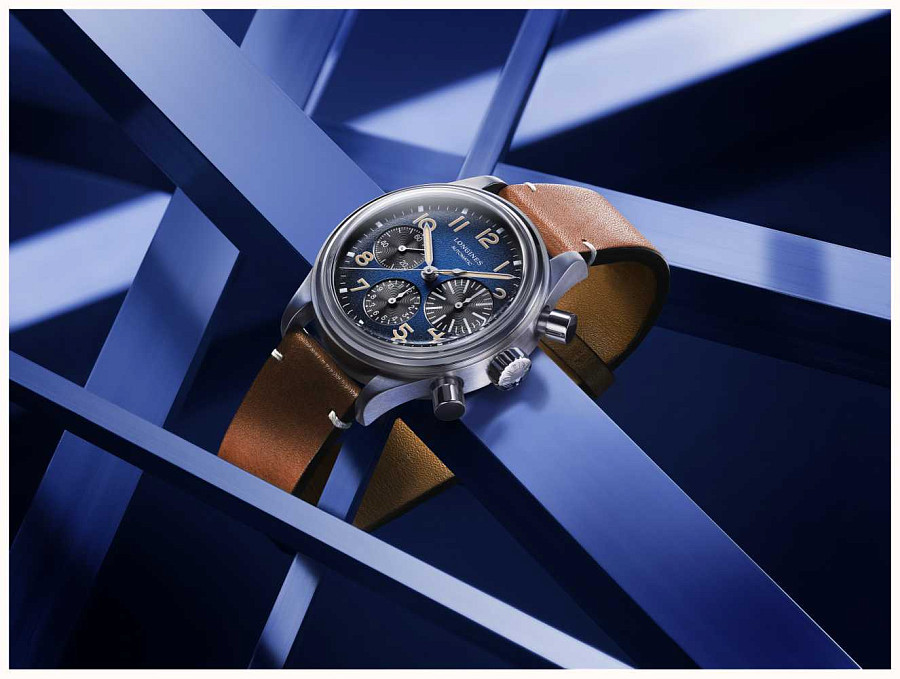 Часы Longines Avigation Big Eye L2.816.1.93.2 — мужские, коричневый