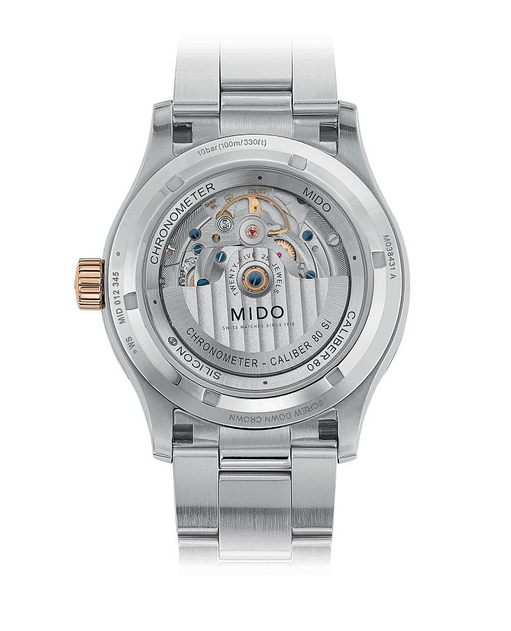 Часы Mido Multifort Chronometer 1 M038.431.21.061.00 — механические, металл сталь