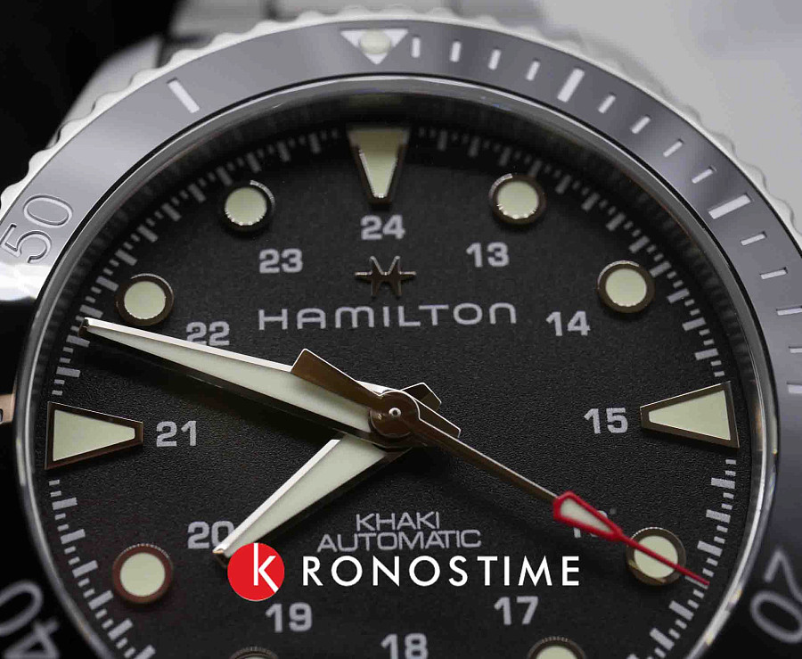 Часы Hamilton Khaki Navy Scuba Automatic H82515130 — нержавеющая сталь, мужские