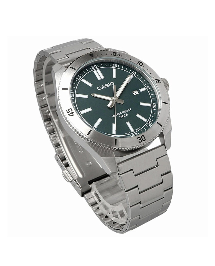Часы Casio Collection MTP-B155D-3EV — нержавеющая сталь, мужские