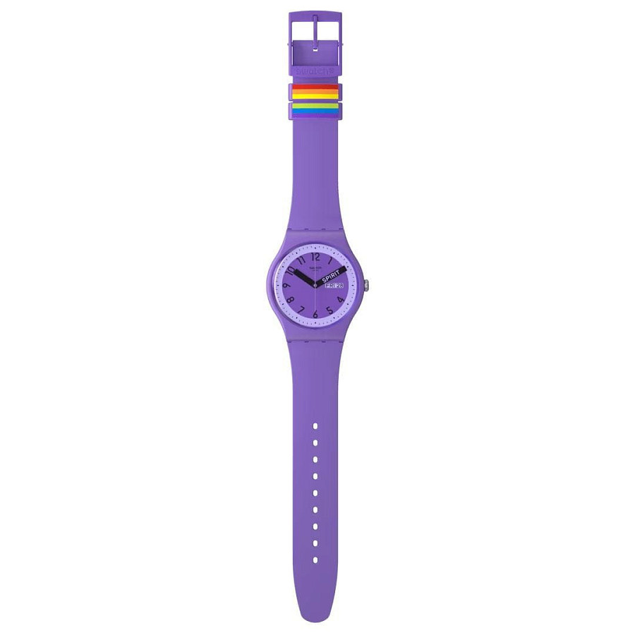 Часы Swatch New Gent Biosourced SO29V700 — силикон, женские