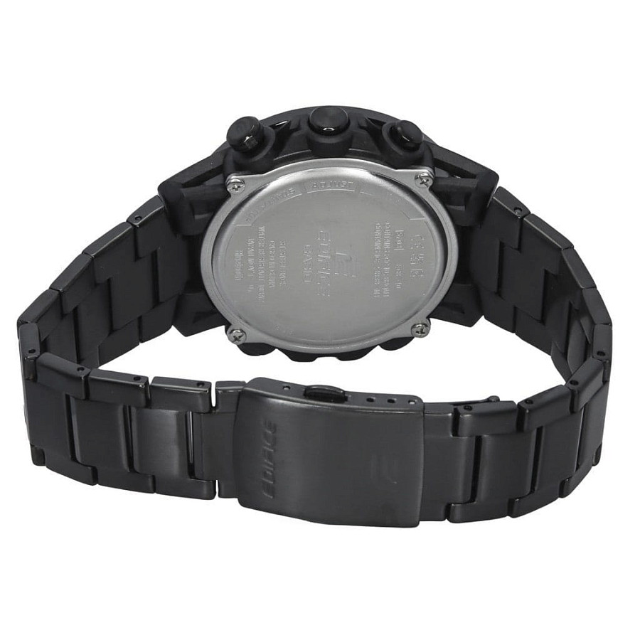Часы Casio Edifice ECB-40BK-1ADF (ECB-40BK-1A) — кварцевые, сталь металл