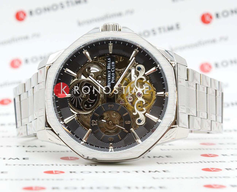 Часы Beverly Hills Polo Club BP3269XS.350 — механические, металл сталь