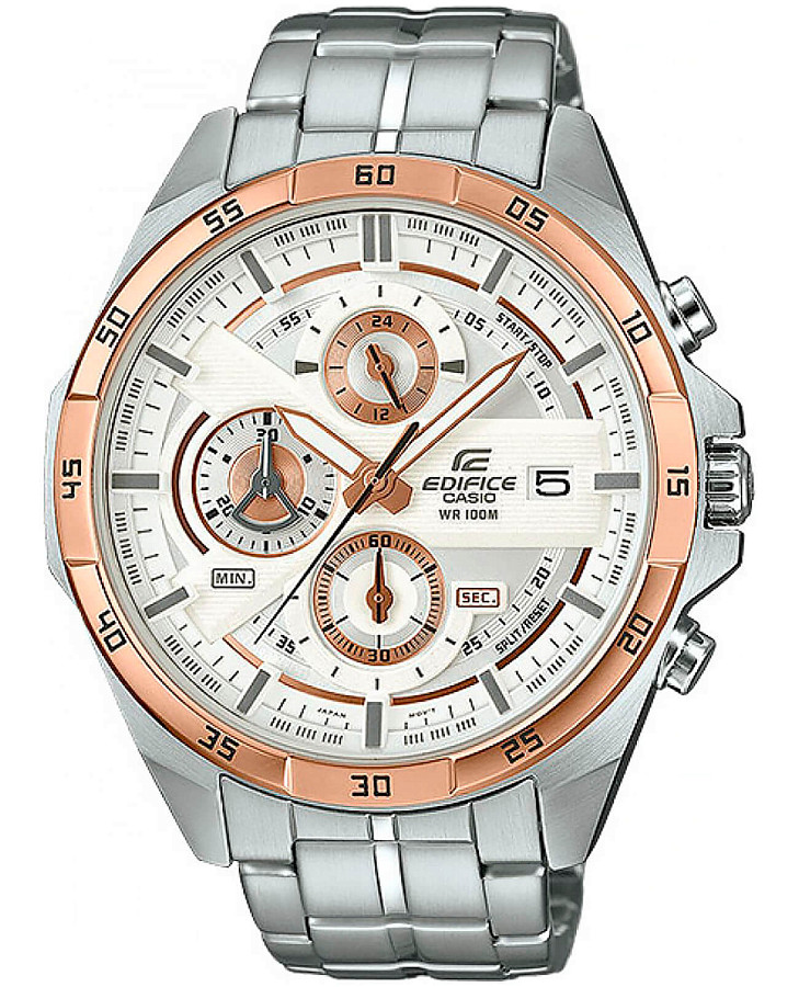Часы Casio Edifice EFR-556DB-7A — мужские, белый