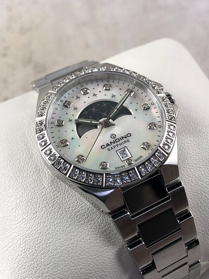 Часы Candino Lady Elegance Moonphase C4760/1 — нержавеющая сталь, женские