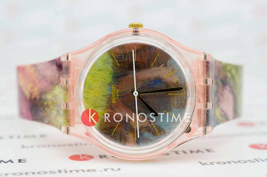Часы Swatch Dega's Dancers SO28Z131 — кварцевые, пластик