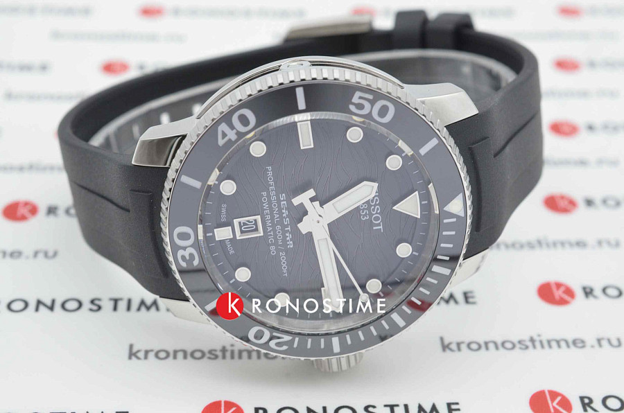 Часы Tissot Seastar 2000 Professional Powermatic 80 T120.607.17.441.00 — механические, Швейцария, мужские