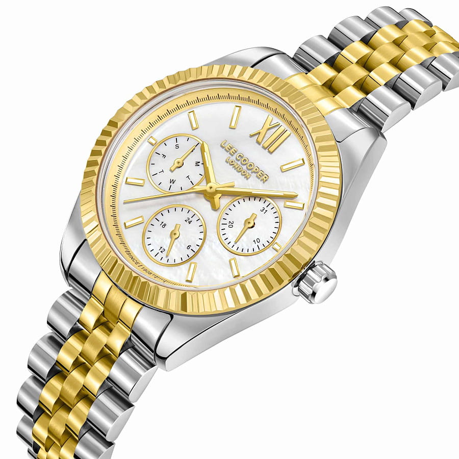 Часы Lee Cooper LC08148.220 — кварцевые, металл суперметалл