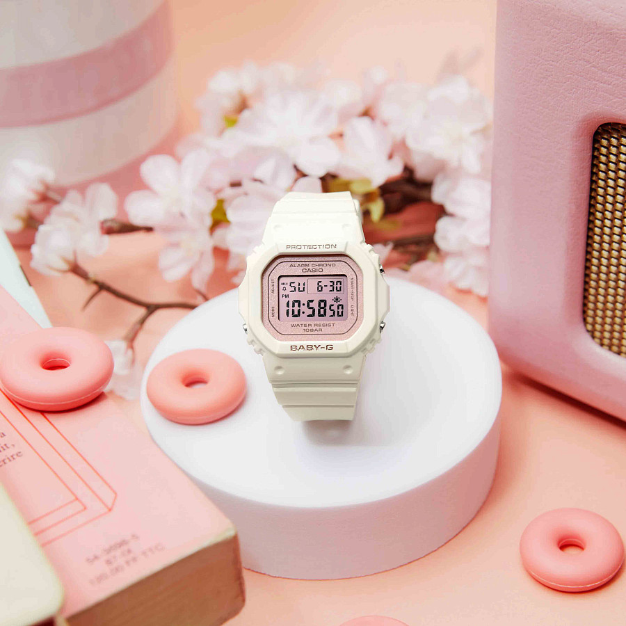 Часы Casio Baby-G BGD-565SC-4DR (BGD-565SC-4) — женские, пластик