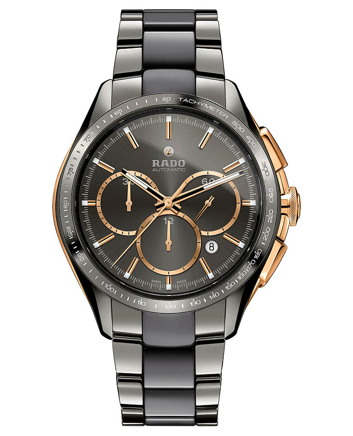Часы Rado Hyperchrome Automatic Chronograph R32118102 — мужские, черный