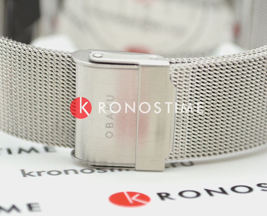 Часы Obaku Ultra Slim V230GXCWMC — мужские, серебристый