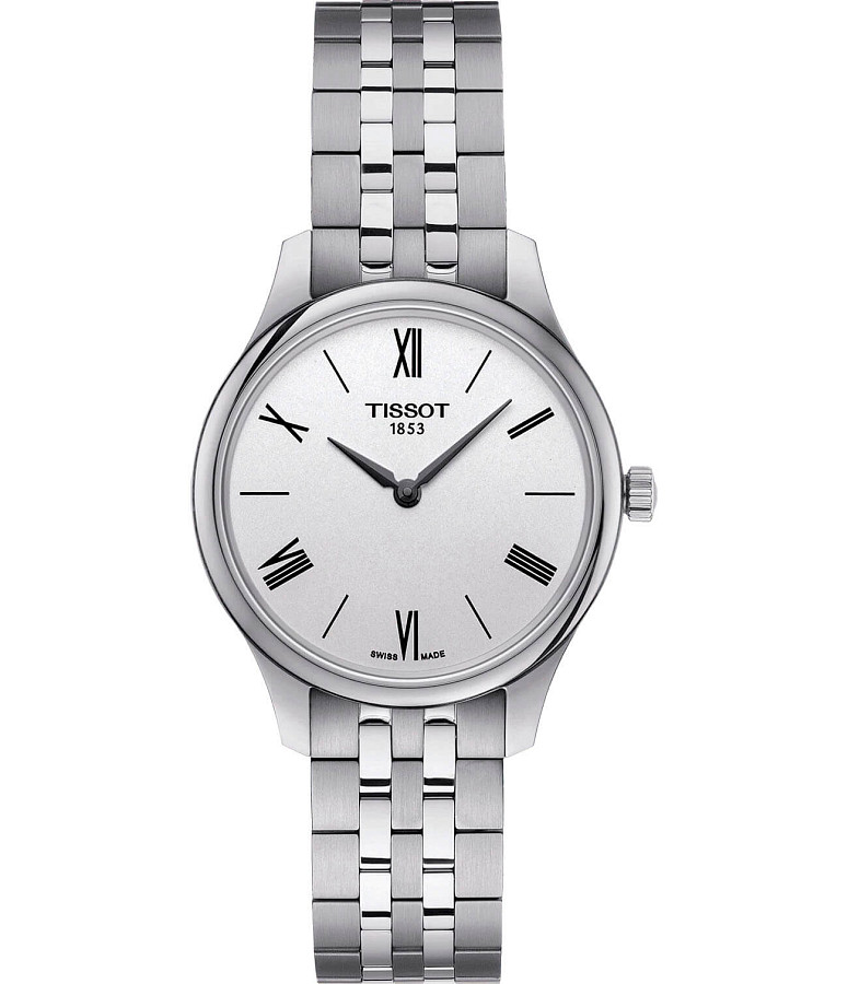Часы Tissot Tradition 5.5 Lady T063.209.11.038.00 — женские, серебристый