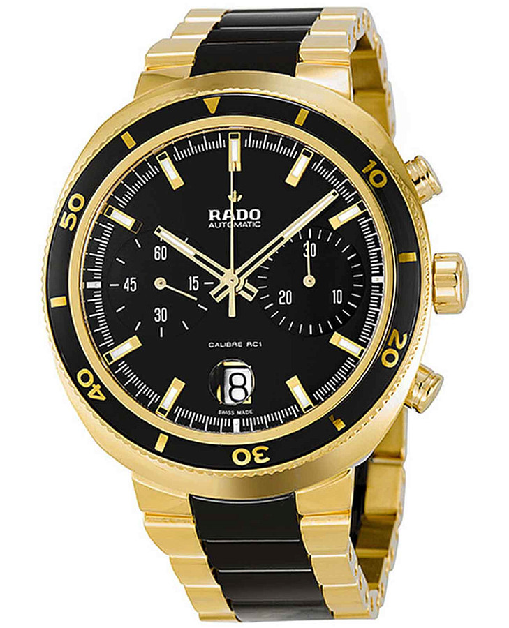 Часы Rado D-Star R15967162 — сталь + pvd + керамика, мужские