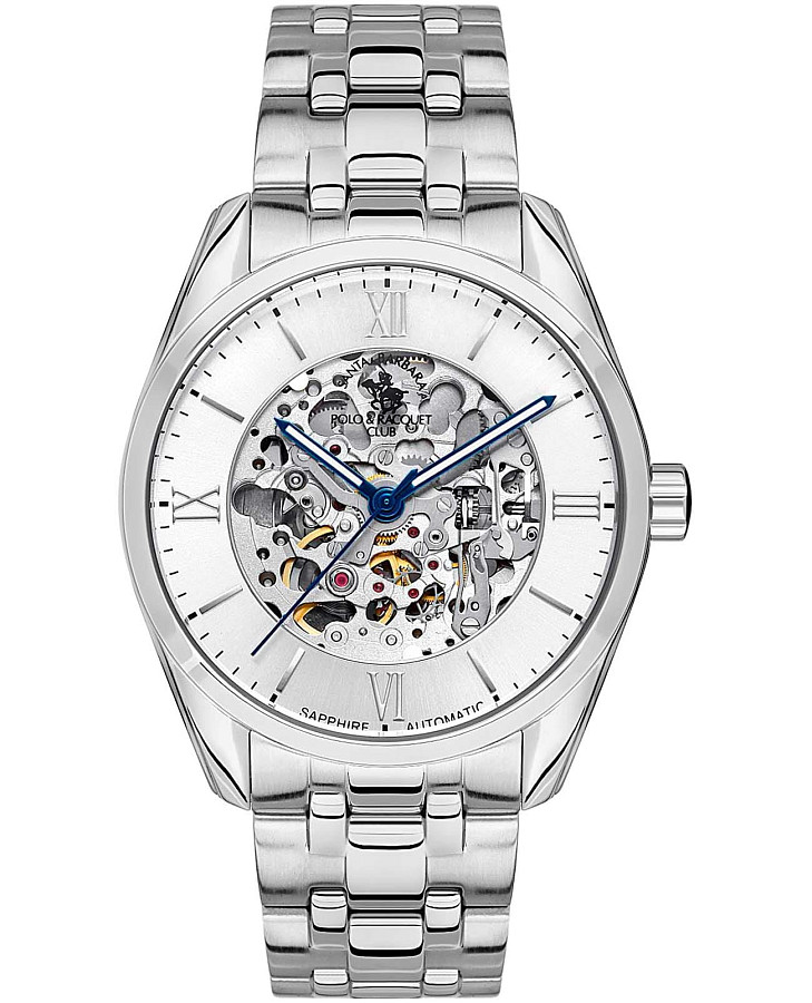 Часы Santa Barbara Polo & Racquet Club Luxury SB.4.1005-1 — мужские, серебристый