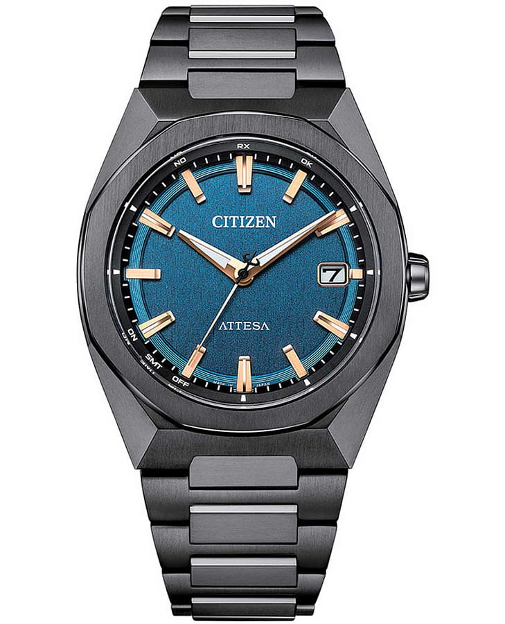 Часы Citizen Attesa CB3045-61L — мужские, синий
