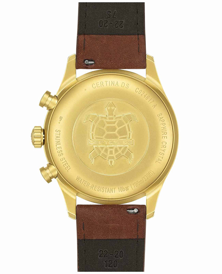 Часы Certina DS Pilot C024.617.36.092.00 — зеленый, сталь металл