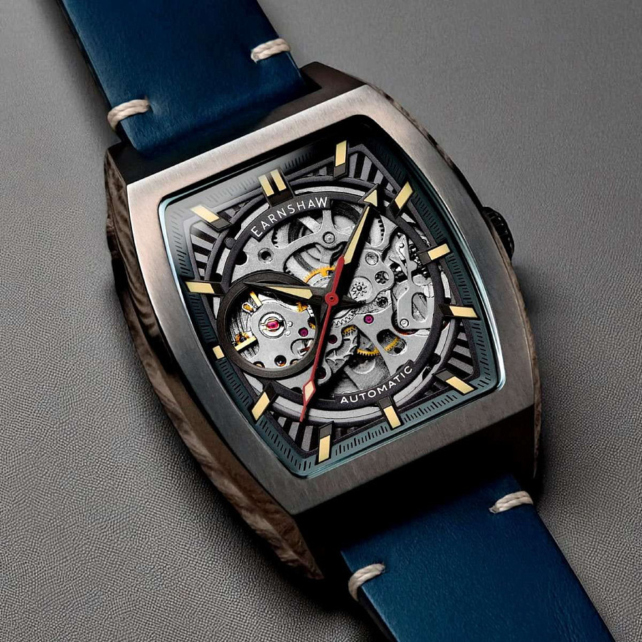Часы Earnshaw Wellington ES-8302-02 — механические, Англия, мужские