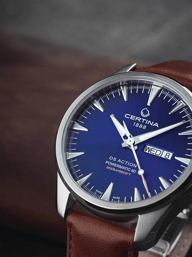 Часы Certina DS Action Day-Date Powermatic 80 C032.430.16.041.00 — артикул C0324301604100