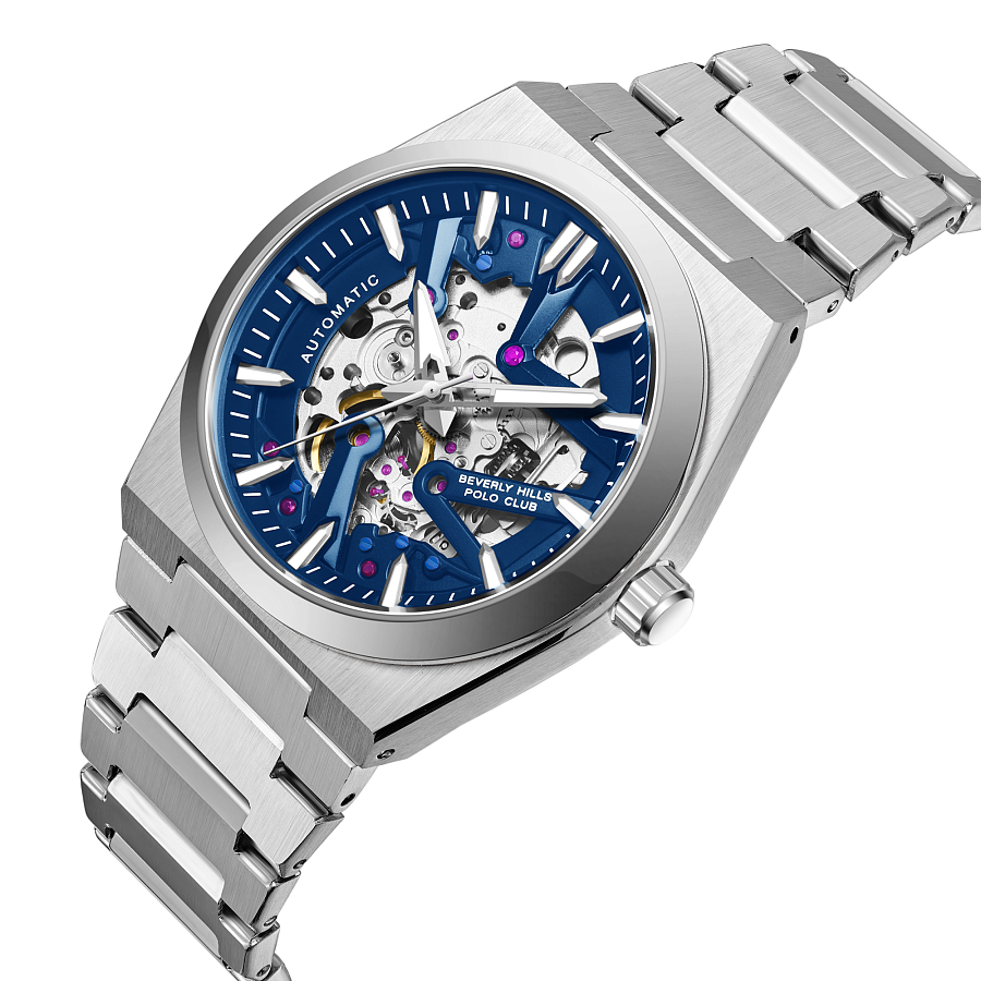 Часы Beverly Hills Polo Club BP3731X.390 — механические, сталь металл